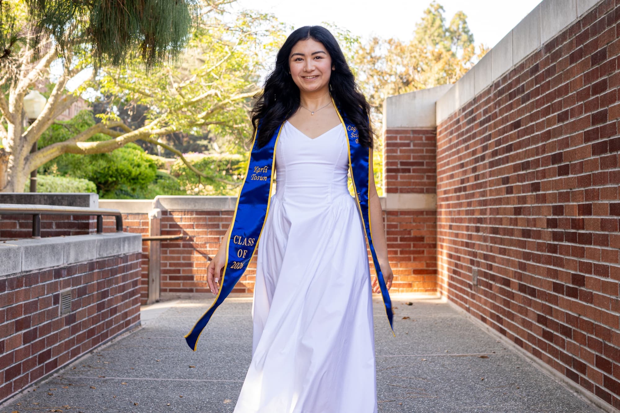 Graduation portrait at UCLA