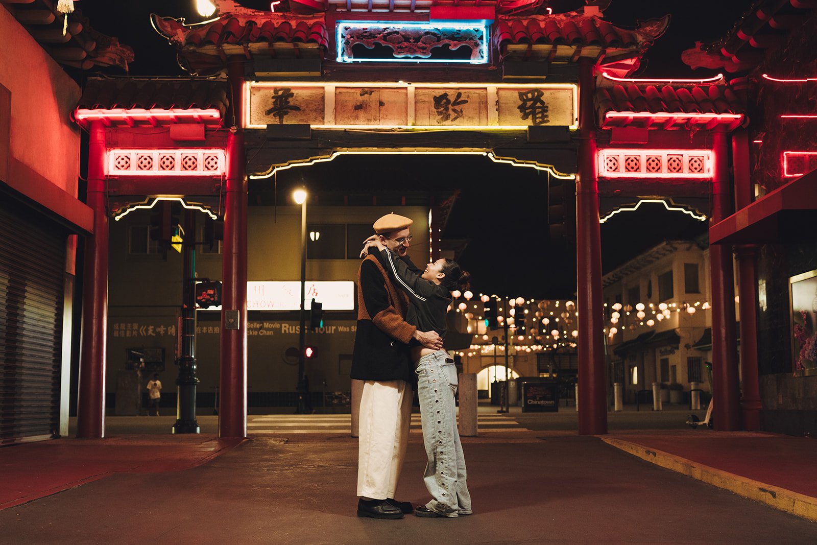 Romantic Night Shoot in Chinatown: Lanterns & Love, photo 2 by Pete Cohen, Los Angeles photographer