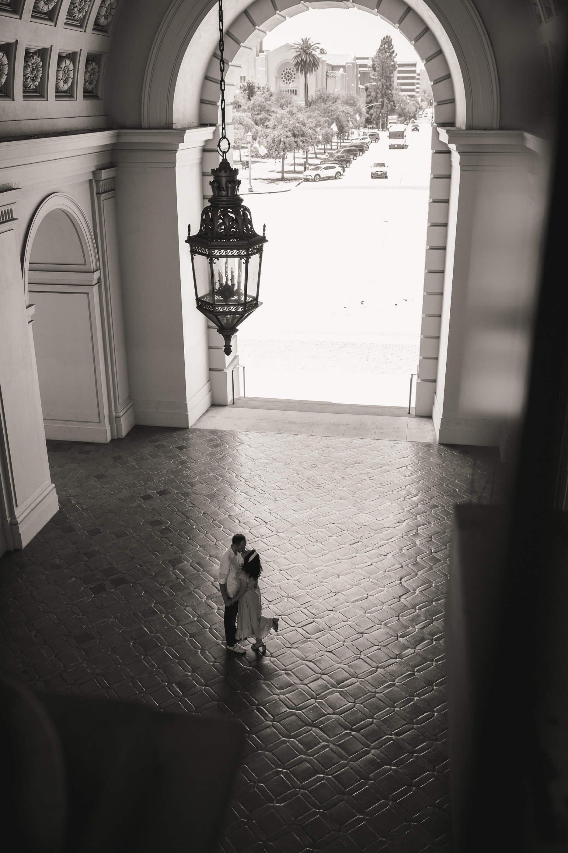A Sunny Engagement Session at Pasadena City Hall, photo 11 by Pete Cohen, Los Angeles photographer