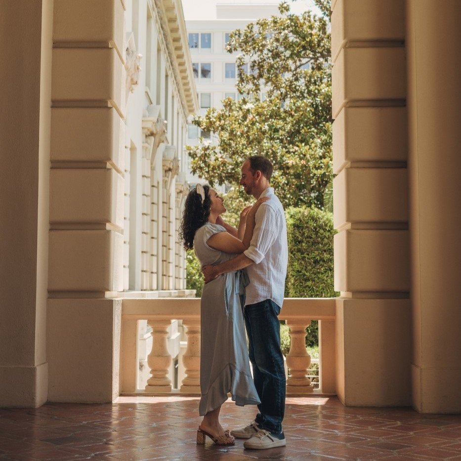 A Sunny Engagement Session at Pasadena City Hall, photo 3 by Pete Cohen, Los Angeles photographer