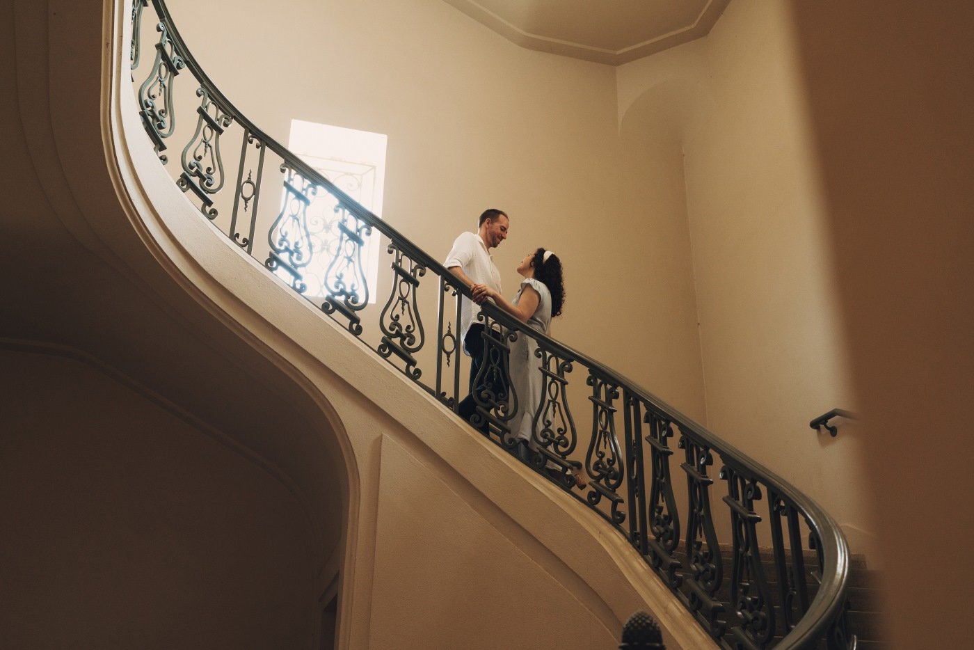 A Sunny Engagement Session at Pasadena City Hall, Pete Cohen Photography, Los Angeles